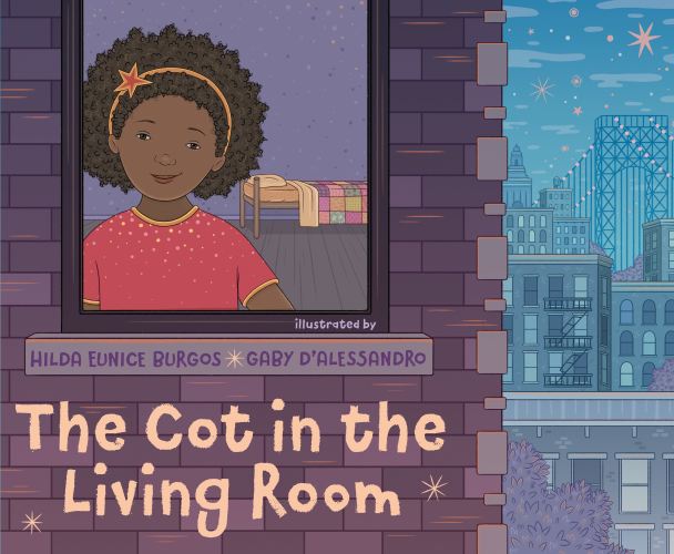 The cot in the living room
